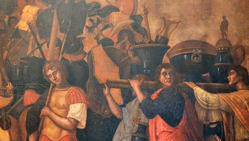 Copia Trionfi del Mantegna - Particolare