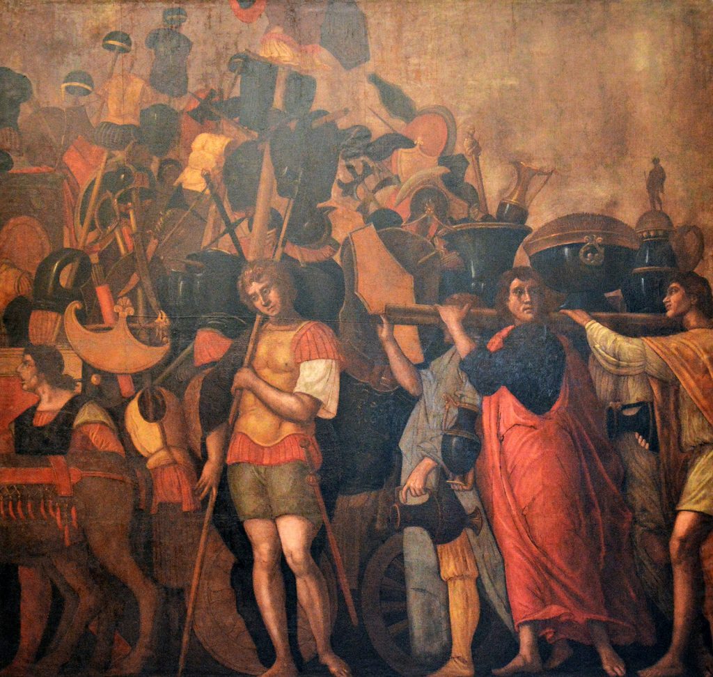 Copia Trionfi del Mantegna - Particolare