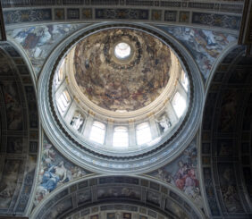 La cupola della basilica di S Andrea a Mantova