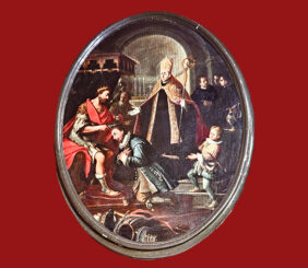 Anonimo seicerntesco di scuola bresciana: "San Luigi Gonzaga rinuncia al principato"
