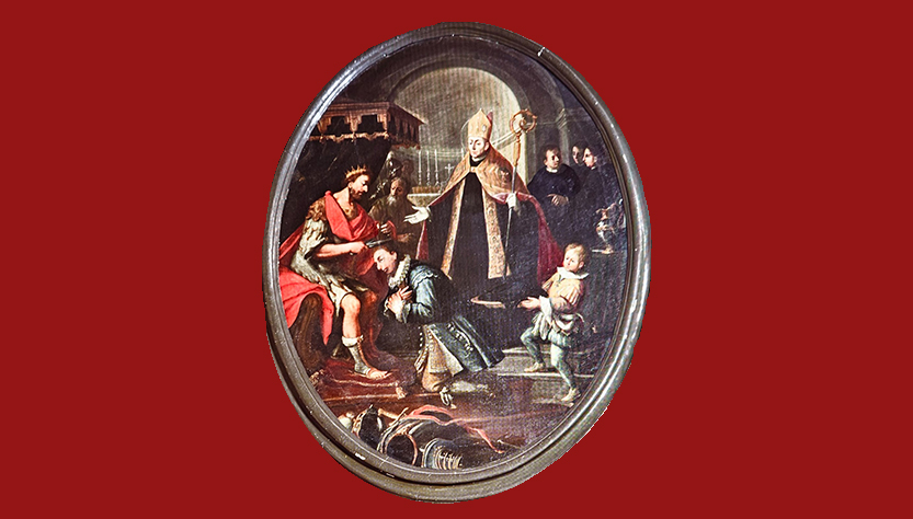 Anonimo seicerntesco di scuola bresciana: "San Luigi Gonzaga rinuncia al principato"